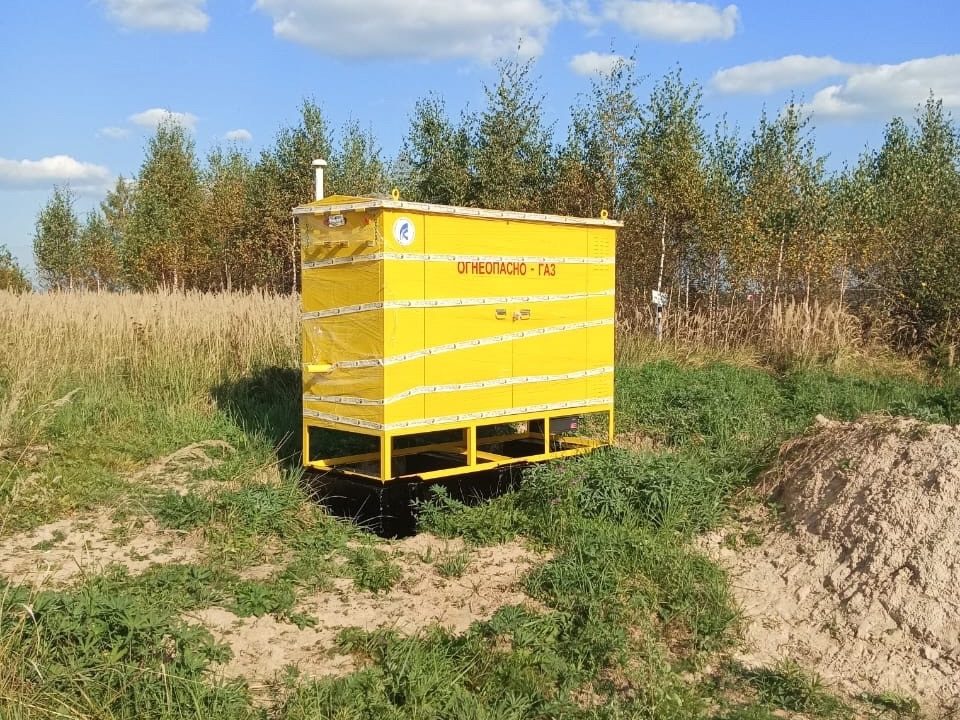 Продолжаются работы по сварке и укладке газопровода в селе Починки