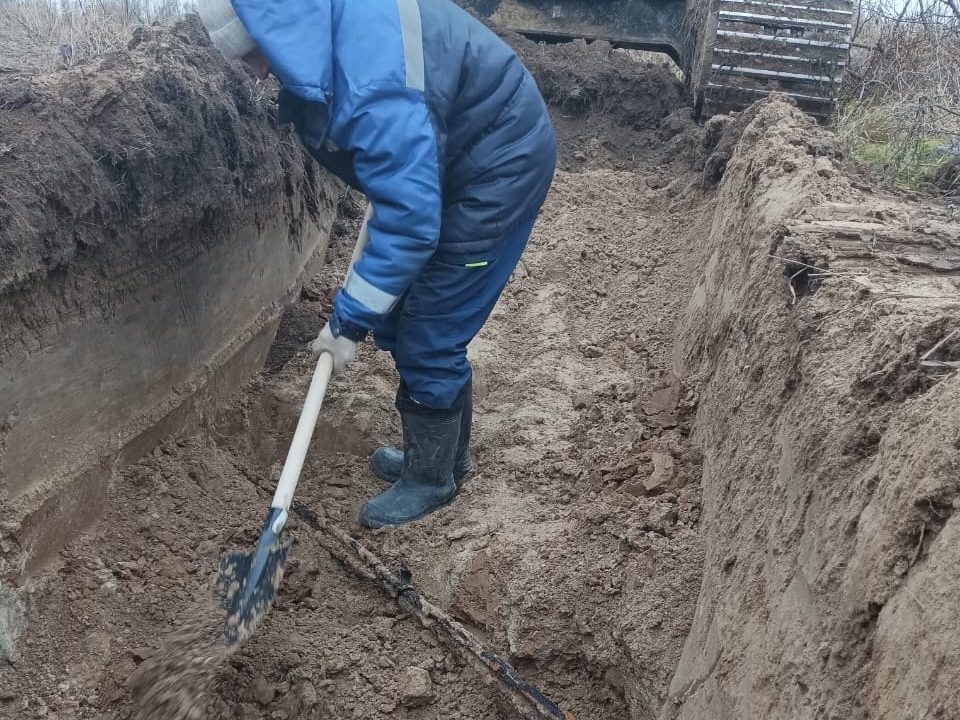 Работы на объекте в деревне Починки идут полным ходом