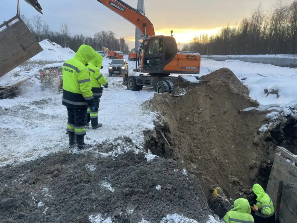 Продолжаются работы на магистрали М-32
