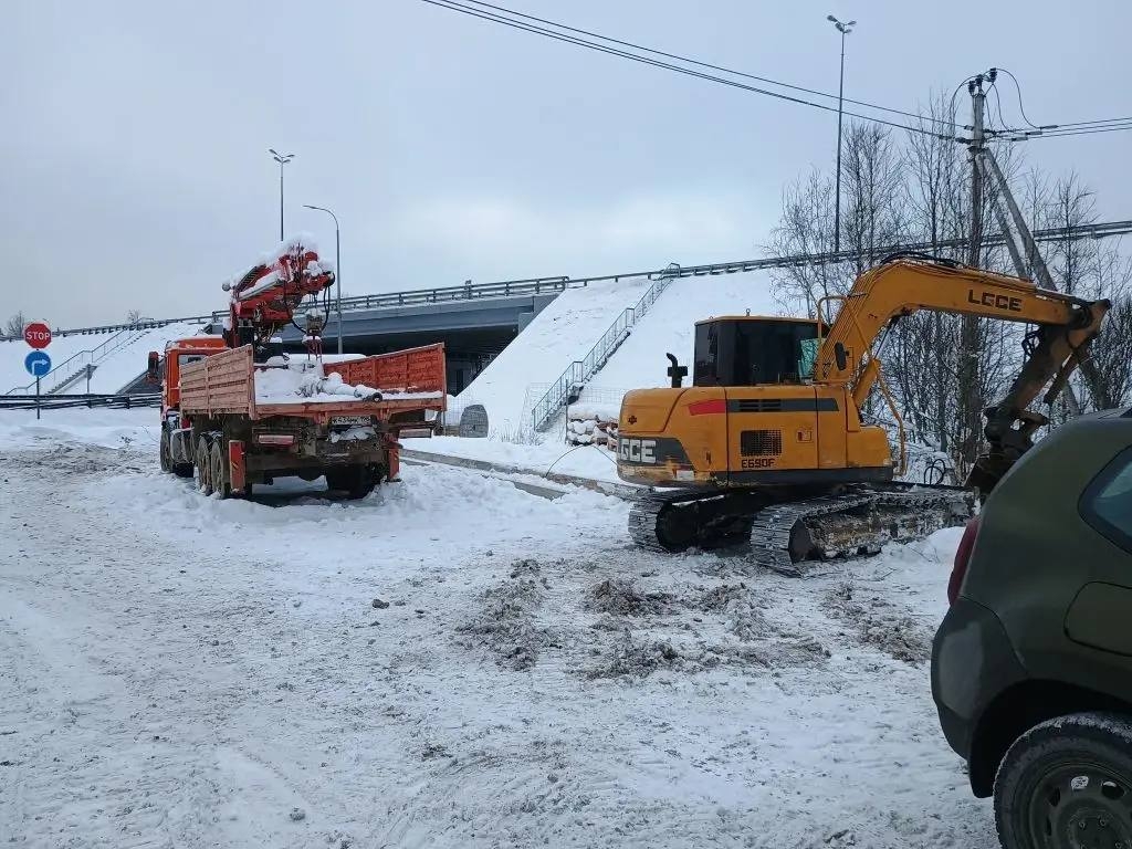 Подготовка к монтажу опор ЛЭП на А-120