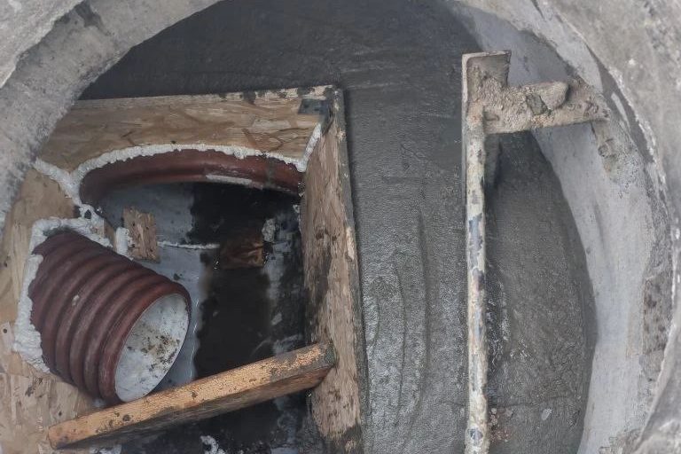 Ход работ на объекте «М-8» в Пушкино